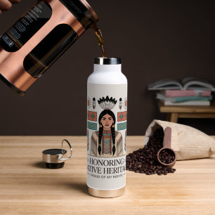 Erbe der Native Americans Trinkflasche