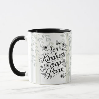 Erbe Säe Freundlichkeit Ernte Frieden Botanisches Tasse