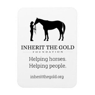 Erben Sie das Logo-Magnet der Gold Foundation Magnet