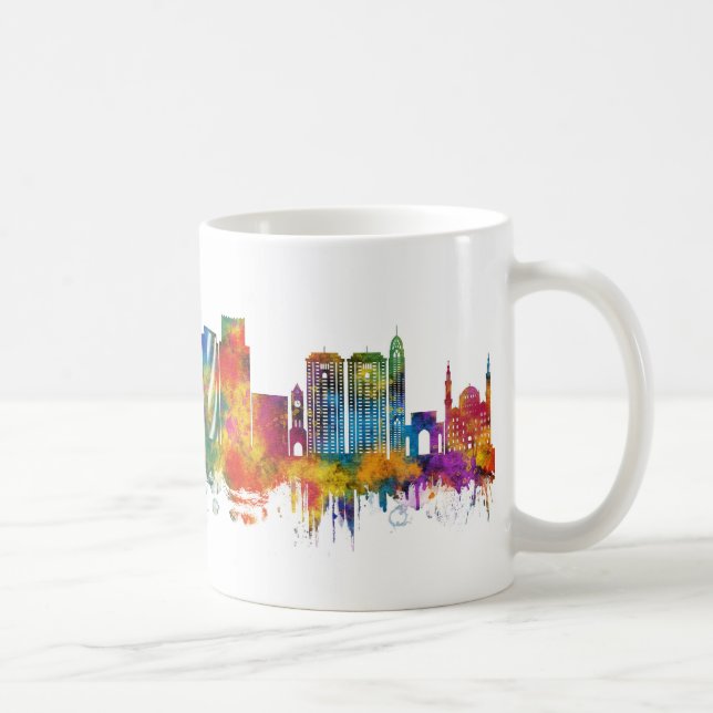 Erbil Irak Skyline Kaffeetasse (Rechts)