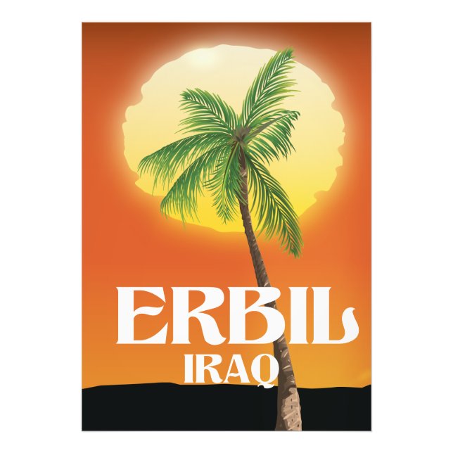 Erbil Iraq poster Voyage (Devant)