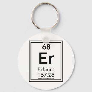 Erbium 68 schlüsselanhänger