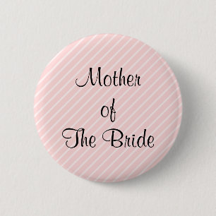 Erblassen Sie - die rosa diagonalen Wedding Button