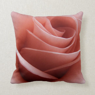 Erblassen Sie - rosa Rosen-Kissen Kissen