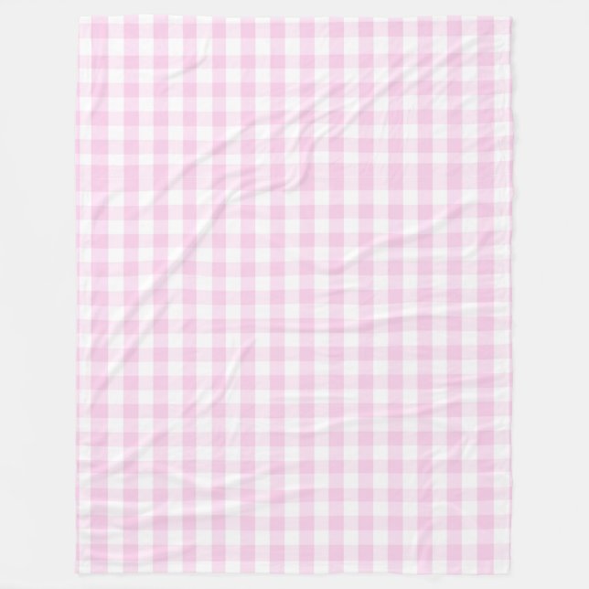 erblassen Sie - weißes trendy girly niedliches Fleecedecke (Vorderseite)