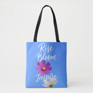 Erblühen inspirieren tasche
