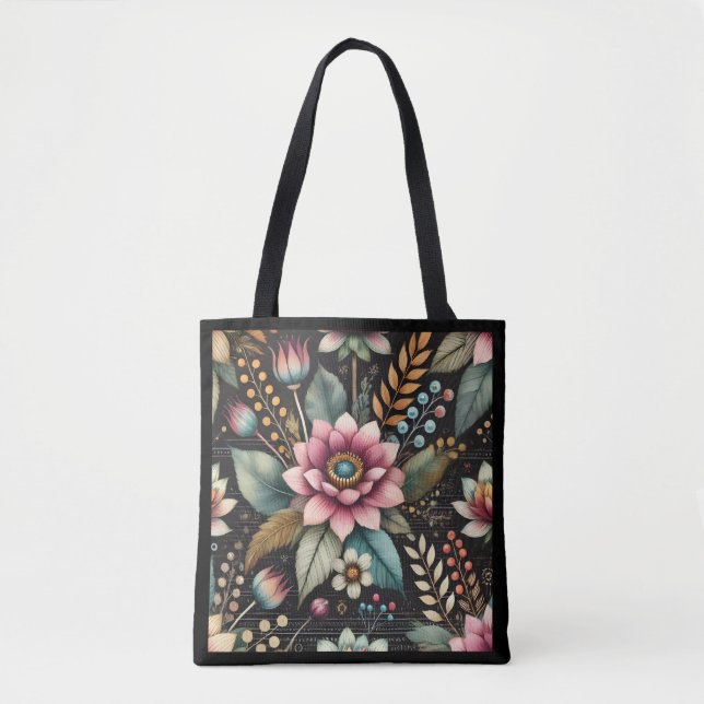 Erblühte Schönheit Tasche (Vorderseite)