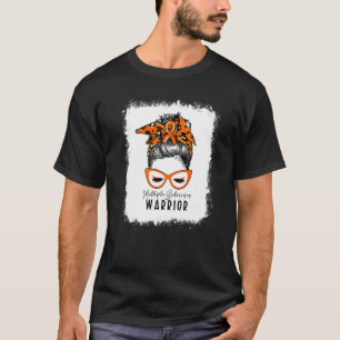 Erbluten Multiple Sklerose Kriegerin Messy Bun Ms  T-Shirt