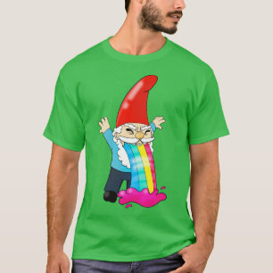 Erbrechen, der Regenbogen-Funny aufwirbelt T-Shirt