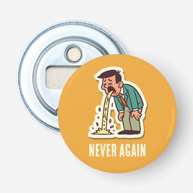 Erbrechen Flaschenöffner (Vorderseite)