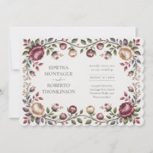 Erbschaft-Victorian-Blumen-Hochzeitsrose-Horizonta