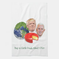 Erbsen auf der Erde Gouda Wheel 2 Männer Trump & P