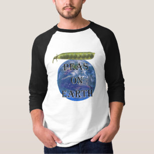 Erbsen auf Erden Männer 3/4 Raglan T-Shirt