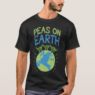 Erbsen auf Erden Pee oder Veggie T-Shirt
