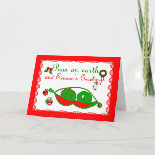 Erbsen auf Weihnachten die Grüße der Erdjahreszeit