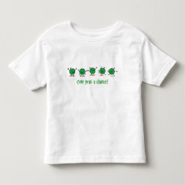 Erbsen eine Chance geben Kleinkind T-shirt
