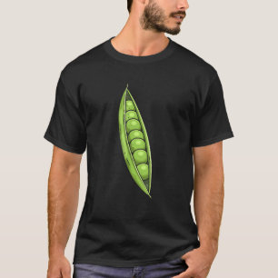Erbsen in einem Pod Kostüm Halloween Easy Cosplay  T-Shirt