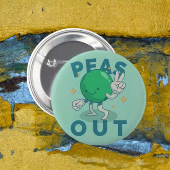 Erbsen Raus Friedensknopf Button (Von Creator hochgeladen)