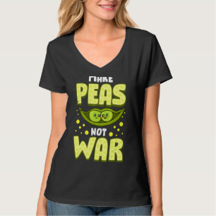 Erbsen und keine Kriegsküken Vegan machen T-Shirt