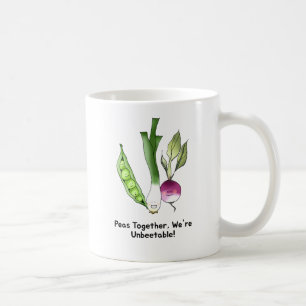 Erbsen und Veggie Die besten Freunde Pub Kaffeetasse