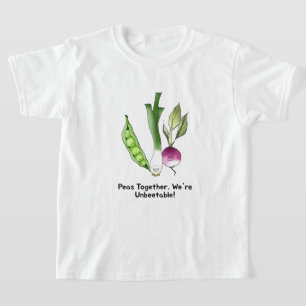 Erbsen und Veggie Die besten Freunde Pub T-Shirt
