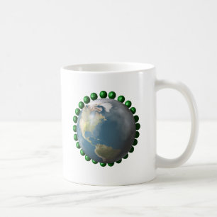 Erbsen und Weltfrieden-Sammlung Kaffeetasse