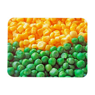 Erbsen und Zuckermais Magnet