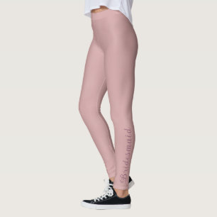 Erbstück Rosa & Staubmauve Gartenhochzeiten  Leggings