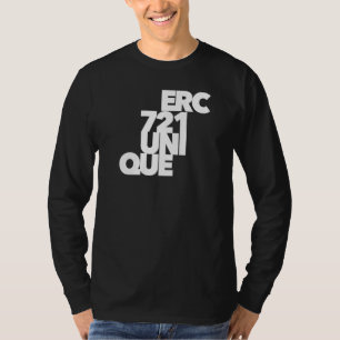 Erc721 Einzigartige Blockchain Nft Nicht Fungible T-Shirt