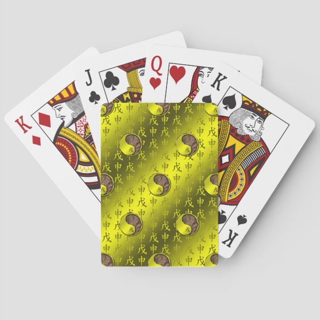 Erd-Affe Spielkarten (Rückseite)