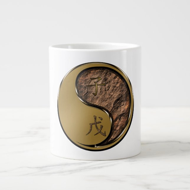 Erd-Ratte Jumbo-Tasse (Vorderseite)