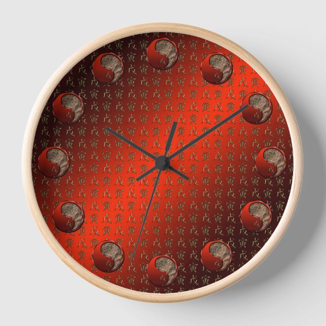 Erd-Tiger Uhr (Vorderseite)