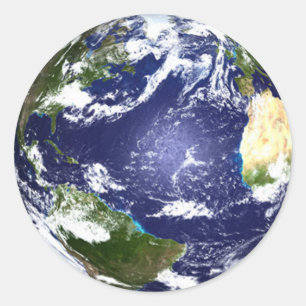 Erdaufkleber 2 runder aufkleber