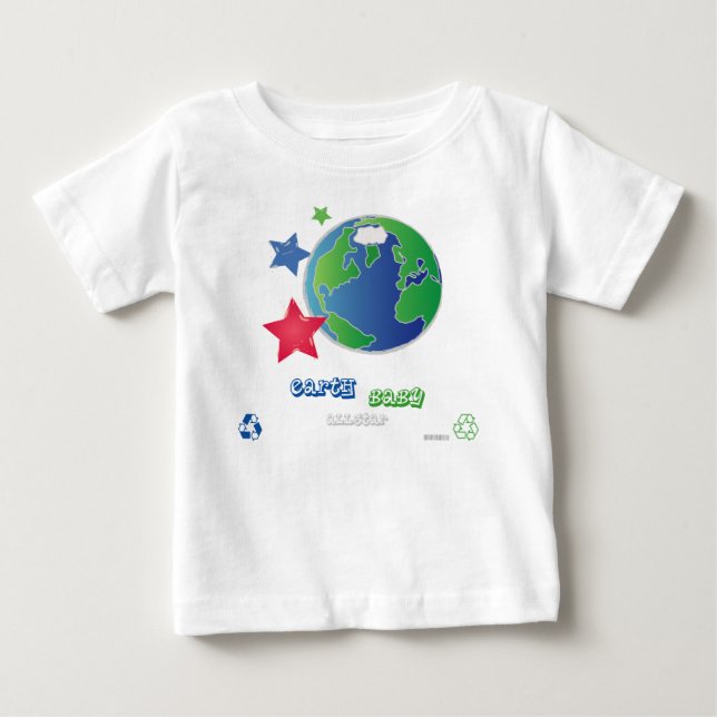 Erdbaby Baby T-shirt (Vorderseite)