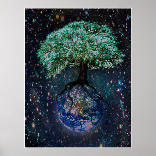 Erdbaum des Lebens Poster