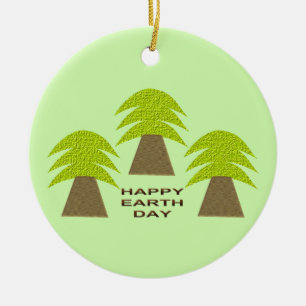 Erdbaume Keramik Ornament