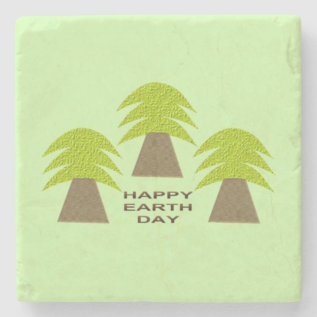 Erdbaume Steinuntersetzer (Vorderseite)