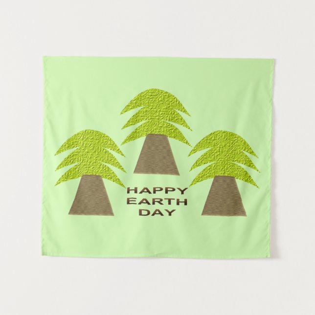 Erdbaume Wandteppich (Vorderseite (Horizontal))