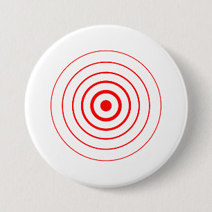 Erdbeben-Epicenter-Schaltflächen - Wissenschaftlic Button