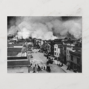 Erdbeben in San Francisco Postkarte