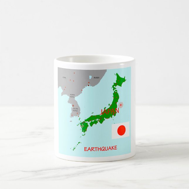 Erdbeben Seismic Map Kaffeetasse (Von Creator hochgeladen)