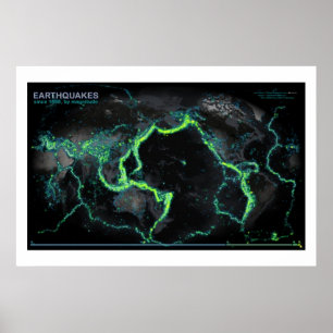 Erdbeben seit 1898 poster