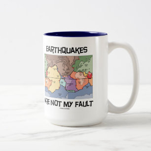 Erdbeben sind nicht meine Störung Zweifarbige Tasse