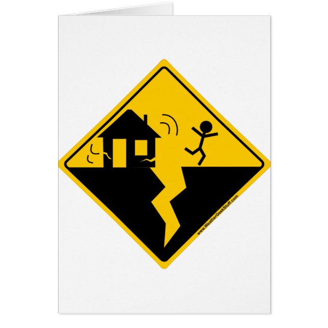 Erdbeben-Warnungs-Waren und Kleidung (Vorne)