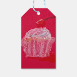 Erdbeer-Frosting Geschenkanhänger