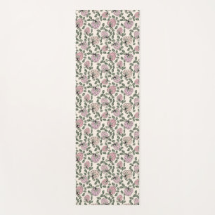 Erdbeer-Herzen Botanischer Yoga-Matte Yogamatte
