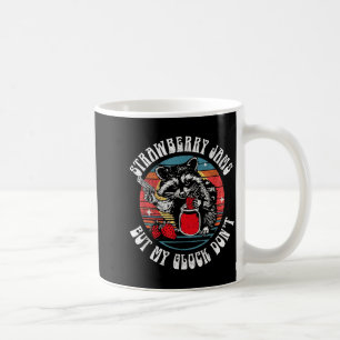 Erdbeer-Marmeladen, aber nicht lustiger Waschbär f Kaffeetasse