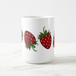 Erdbeer-Panel Kaffeetasse
