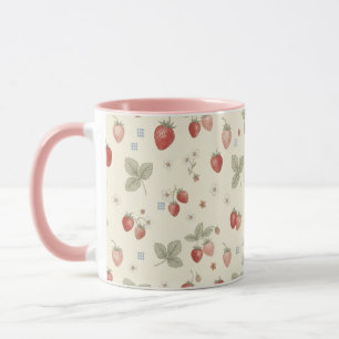 Erdbeer-Picknick-Tasse Tasse