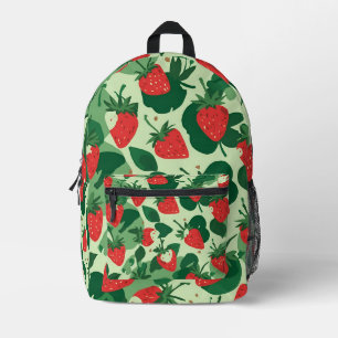 Erdbeer-Rucksack – Süßes Design mit Früchte-Motiv Bedruckter Rucksack